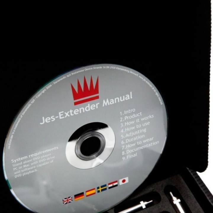 Jes Extender Black Alargamiento De Pene:: Envío discreto en masturbadoresparahombre.com