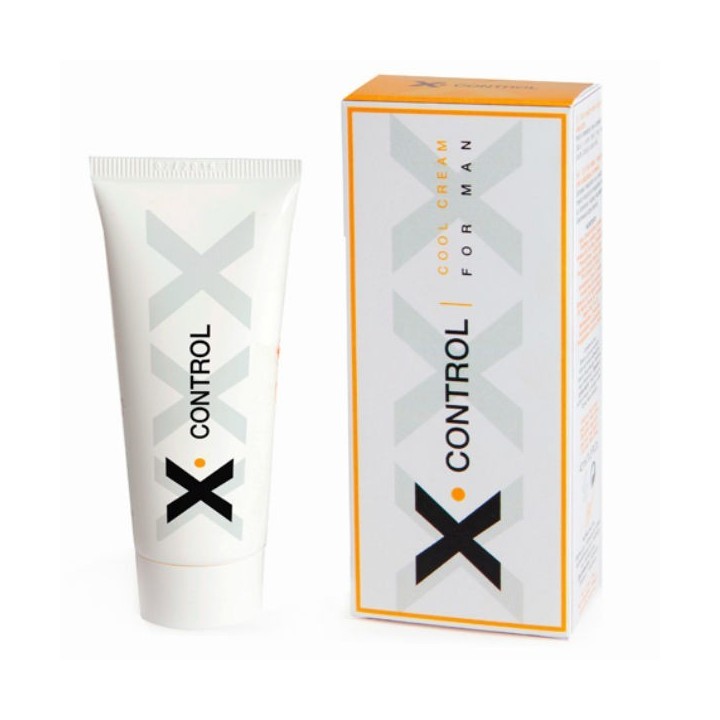X Control Crema Efecto Frio Para Hombre 40 Ml:: Envío discreto en masturbadoresparahombre.com