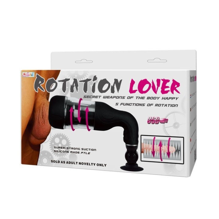 Rotation Lover Masturbador Automatico C/Adatador:: Envío discreto en masturbadoresparahombre.com