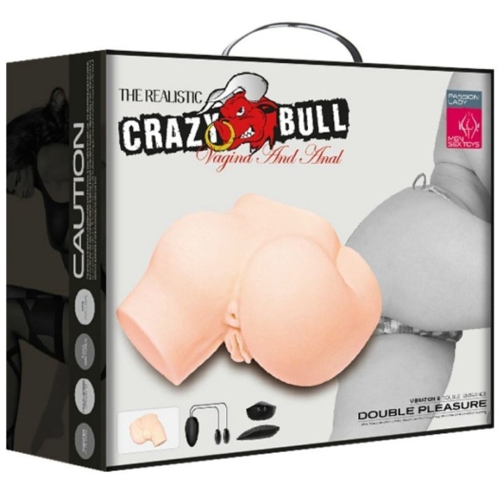 Crazy Bull - Trasero Con Vagina Y Ano Realisticos Y Vibracion:: Envío discreto en masturbadoresparahombre.com