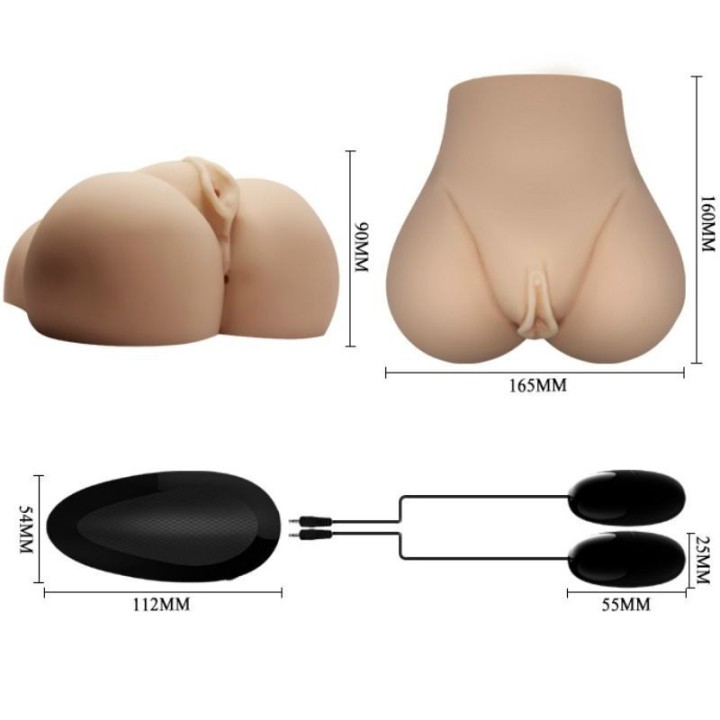Crazy Bull - Vagina Y Ano Realisticos Con Vibracion Posicion 7:: Envío discreto en masturbadoresparahombre.com