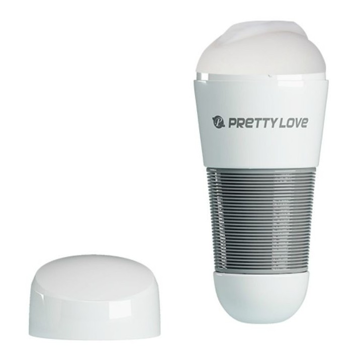 Pretty Love Kitty Masturbador Blanco Vagina:: Envío discreto en masturbadoresparahombre.com