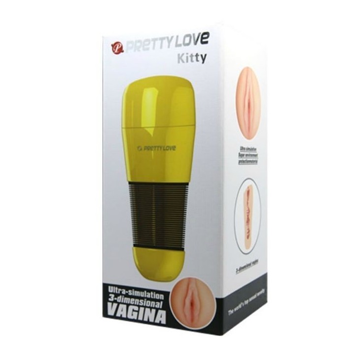 Pretty Love Kitty Masturbador  Vagina 2:: Envío discreto en masturbadoresparahombre.com