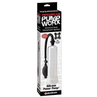 Pump Worx Bomba De Ereccion De Silicona Transparente:: Envío discreto en masturbadoresparahombre.com