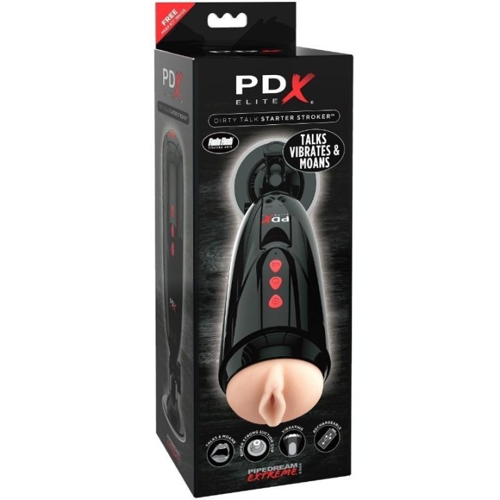 Pdx Elite Dirty Talk Starter Stroker Masturbador Vagina:: Envío discreto en masturbadoresparahombre.com