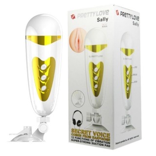 Masturbador Masculino Con Vibracion Y Sonido Sally Pretty Love:: Envío discreto en masturbadoresparahombre.com