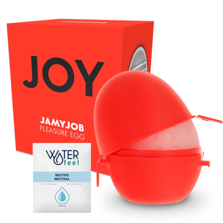 Jamyjob Huevo Masturbador Discreto Version Rojo Joy:: Envío discreto en masturbadoresparahombre.com