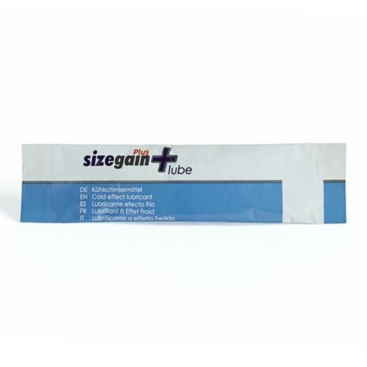 500 Cosmetics Sizegain Plus Lube Lubricante Efecto Frio:: Envío discreto en masturbadoresparahombre.com