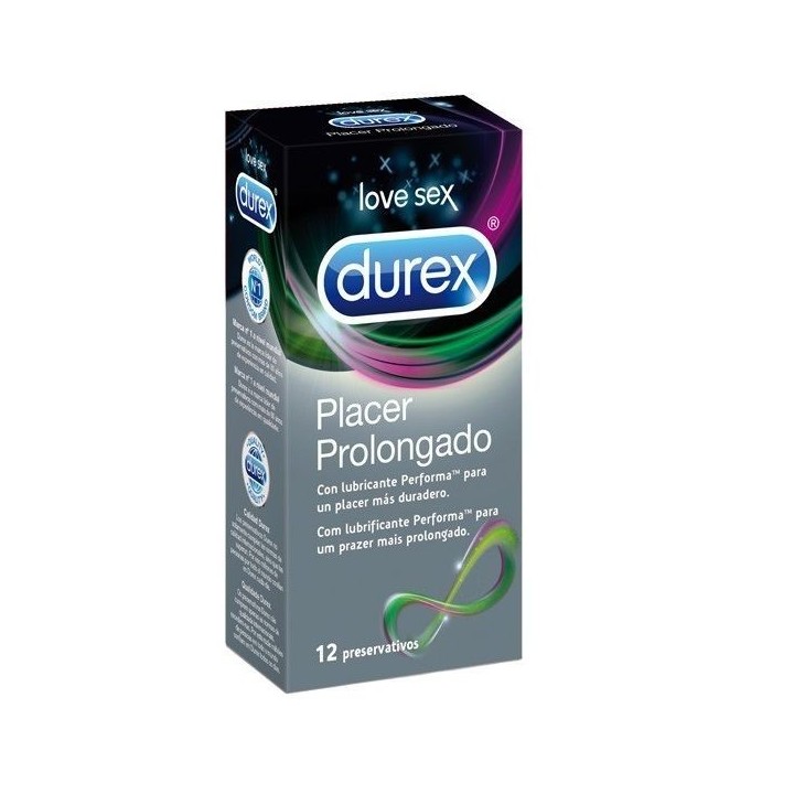 Durex Placer Prolongado Retardante 12 Unid:: Envío discreto en masturbadoresparahombre.com
