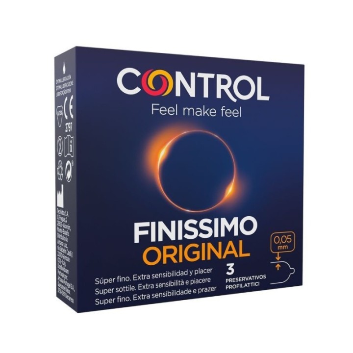 Control Finissimo 3 Unid:: Envío discreto en masturbadoresparahombre.com