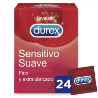 Durex Sensitivo Suave 24 Uds:: Envío discreto en masturbadoresparahombre.com