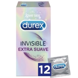 Durex Invisible Extra Fino 12 Uds:: Envío discreto en masturbadoresparahombre.com