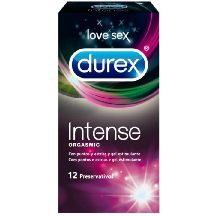 Durex Intense Orgasmic 12 Uds:: Envío discreto en masturbadoresparahombre.com