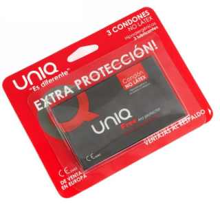 Uniq Free Aro Protector Preservativo Sin Latex  3Uds:: Envío discreto en masturbadoresparahombre.com