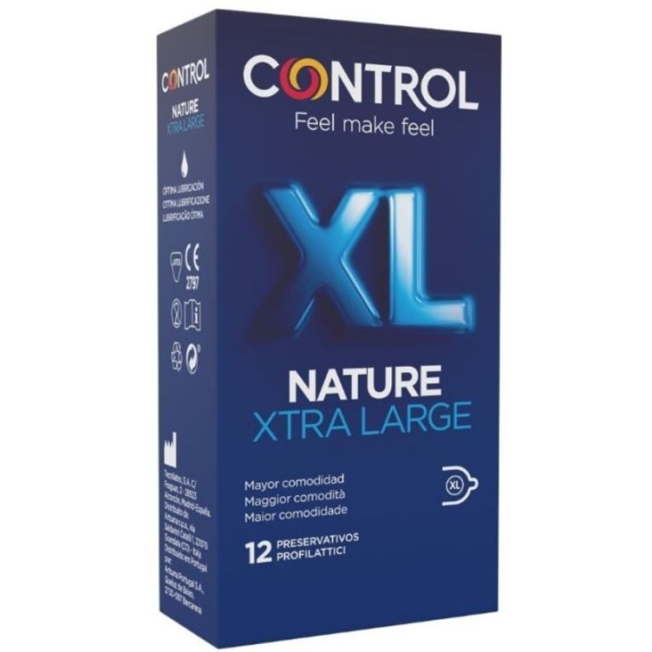 Control Adapta  Nature Xl 12 Unid:: Envío discreto en masturbadoresparahombre.com