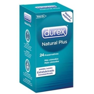 Durex Natural Plus 24 Unidades:: Envío discreto en masturbadoresparahombre.com