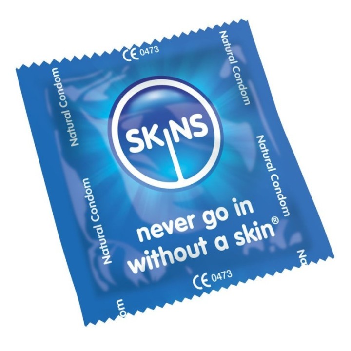 Skins Preservativo Natural Pack 12 Uds:: Envío discreto en masturbadoresparahombre.com
