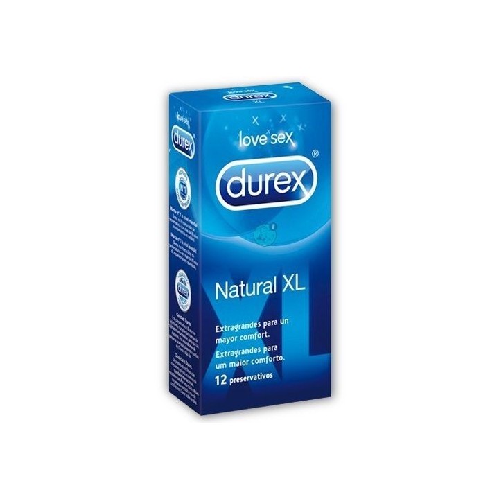 Durex Natural Xl 12 Uds:: Envío discreto en masturbadoresparahombre.com