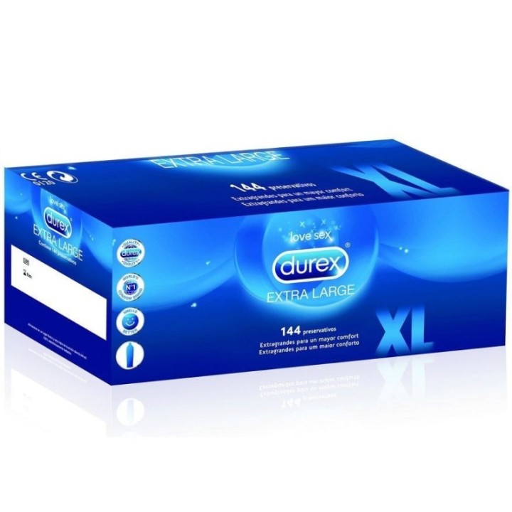 Durex Extra Large Xl 144 Uds:: Envío discreto en masturbadoresparahombre.com