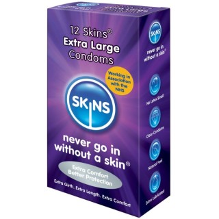 Skins Preservativo Xxl 12 Uds:: Envío discreto en masturbadoresparahombre.com