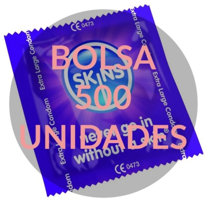 Skins Preservativo Xxl Bolsa 500 Uds:: Envío discreto en masturbadoresparahombre.com
