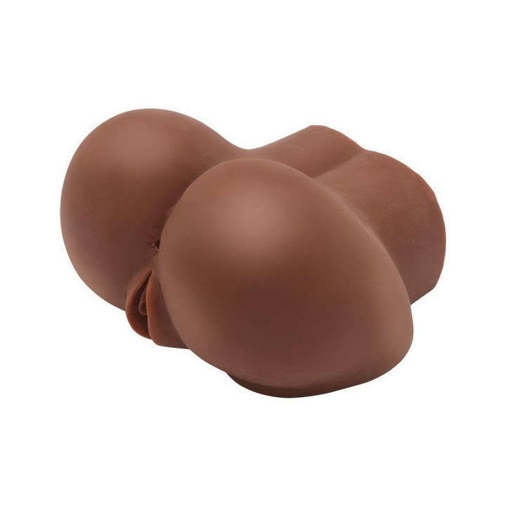 Big Ass Act Masturbador Realista Con Vibrador Brown:: Envío discreto en masturbadoresparahombre.com