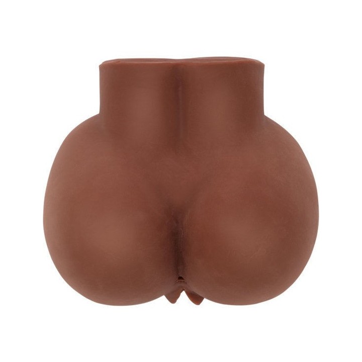 Big Ass Act Masturbador Realista Con Vibrador Brown:: Envío discreto en masturbadoresparahombre.com